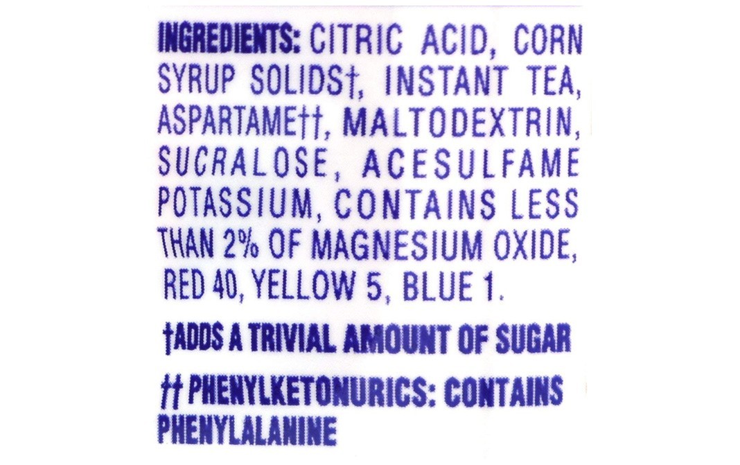 Crystal Light Sweet Tea (Made With Black Tea) Drink Mix   Plastic Container  44.3 grams
